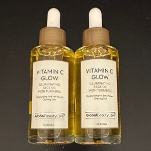 2 Global Beauty Care Vitamin C Glow Illuminating Face Oil with Turmeric